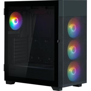 Zalman S5 Neo - PC-behuizing - Zwart - ATX - mATX - Mini-ITX - Met 4 RGB-ventilatoren