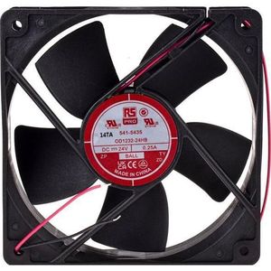 RS PRO Ventilator 120x120x32mm 24VDC 10,8W 204m³/h (120 mm), PC ventilator