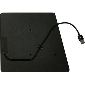 Displine Wandhouder voor Samsung Tab A7 10.4″ USB-A zwart gepoedercoat, Tablethouder, Zwart