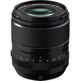 Fujifilm FUJINON XF 33mm F1.4 R LM WR (Fujifilm X, APS-C / DX), Objectief, Zwart