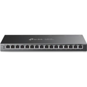 TP-Link PoE+ schakelaar TL-SG116P 16 poort (16 ports), Netwerkschakelaar, Zwart