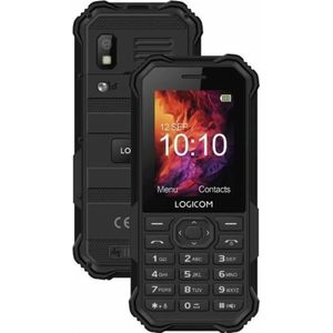 Logicom - XTREM 40 - Mobiele Telefoon - Zwart - Schokbestendig, Dual Sim, 2,4 inch display, 2100 mAh batterij