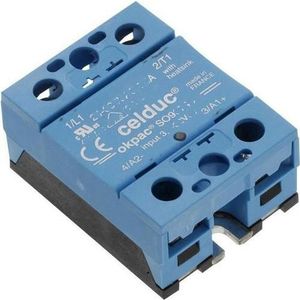 Celduc SO9 Series Solid State Relay, 25 A Load, Panel Mount, 280 V rms Load, 32 V Control, Relais
