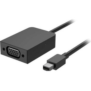 Microsoft Surface Mini DisplayPort naar VGA Adapter (Mini DP, VGA, 23.30 cm), Data + Video Adapter, Zwart