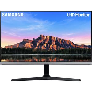 Samsung LU28R550UQPXEN (3840 x 2160 Pixels, 28"), Monitor, Grijs, Zwart