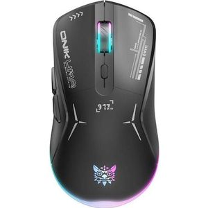 Onikuma - CW917 - Gaming Muis - Zwart - Draadloos - Ergonomisch Ontwerp