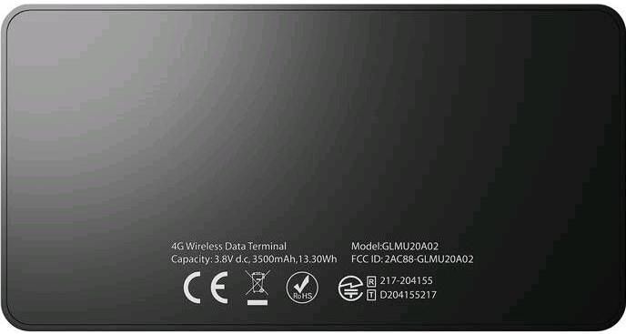 GlocalMe - Duoturbo - Router - Zwart - Draagbare 4G/LTE Wi-Fi-router