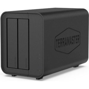 Terramaster - D5 Hybrid - Harddisk Behuizing - Zwart - M.2 2280 - 2.5" - 3.5"