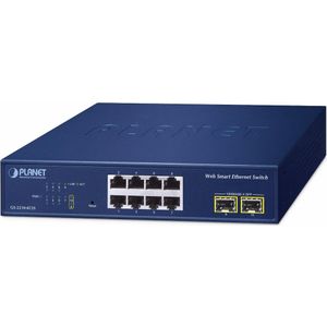 Planet - 8-Port Gigabit Ethernet Switch - 2-Port SFP - Web Smart