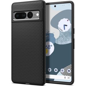 Spigen Liquid Air Case voor Google Pixel 7 Pro - mat zwart (Google Pixel 7 Pro), Smartphonehoes, Zwart