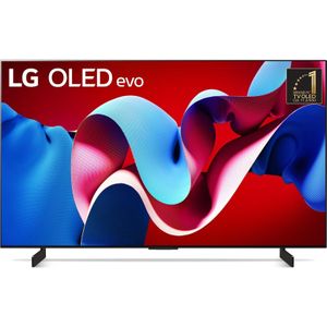 LG OLED42C42LA (42", C4, OLED, 4K, 2024), TV, Zwart