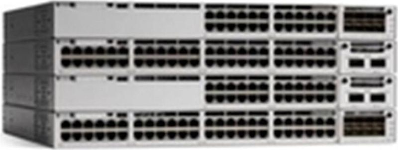 Cisco - Catalyst 9300L - Switch - Zilver - 48 PoE Poorten, 4 Uplink Poorten