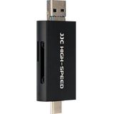JJC - CR UTC4AC - Kaartlezer - Zwart - USB 3.1 Gen 1