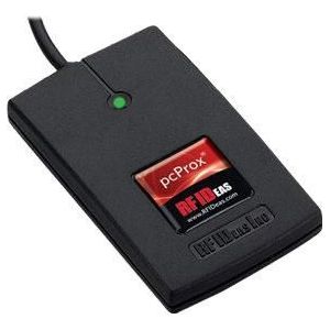 rf Ideas pcProx Enroll - Zwart - USB 2.0 - FCC - CE - C-TICK - IC - 50,8 x 15,2 x 85,7 (USB 2.0), Geheugenkaartlezer, Zwart