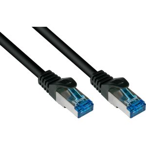 Good Connections Alcasa 8060-SF005S Netwerkkabel 0,5 m Cat6a S/FTP (S-STP) Zwart (S/FTP, CAT6a, 0.50 m), Netwerkkabel