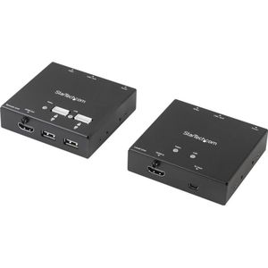 StarTech HDMI OVER CAT6 MET USB - 50M, Video omzetters