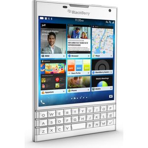 BlackBerry Paspoort (32 GB, Wit, 4.50", Enkele SIM, 13 Mpx, 4G), Smartphone, Wit