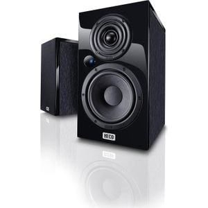 Heco Aurora 200 P Actieve Boekenplankluidspreker (1 paar, 70 W), HiFi + Home Cinema luidsprekers, Zwart