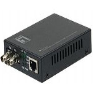 LevelOne - FVT-2002 - Mediaconverter - Geen Kleur - 10/100Base-TX RJ-45 Poort, 2 km Bereik, -10° tot 55° Celsius