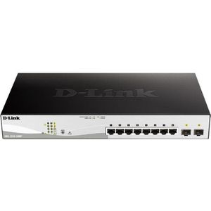 D-Link DGS-1210 (10 ports), Netwerkschakelaar, Zwart