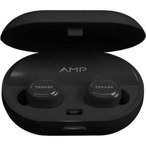 Toshiba AMP RZE-BT900E (4 h, Draadloze), Koptelefoon, Zwart
