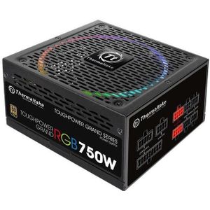 Thermaltake Voeding Toughpower Grand RGB 750W PS-TPG-0750FPCGEU-R (750 W, actief, 140 mm) (750 W), PC-voedingseenheid, Zwart
