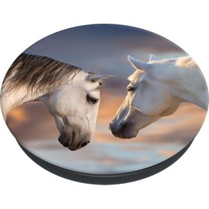 PopSockets PopGrip Basis Zonsondergang Paarden, Smartphonehouder
