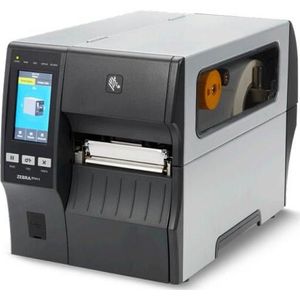 Zebra ZT411 203 x 203 DPI bedrade & draadloze directe warmteoverdracht POS-printer, Labelprinter, Zwart, Grijs