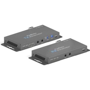 Purelink PureTools - HDMI2.0 Fibre Extender Set - HDMI Fibre Extender 4K (60Hz 4:4:4) met Audio Insertion en (Extender), Video omzetters