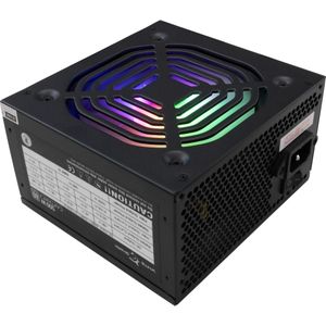 White Shark GPSU-W500F Captain 3 500W 80+ RGB (500 W), PC-voedingseenheid, Zwart