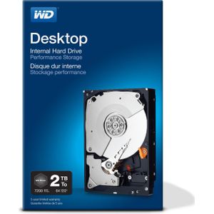 WD Zwarte detailhandel (2 TB, 3.5", CMR), Harde schijf