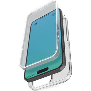 SBS Full Body 360ø Cover iPhone 15 Plus transp. (iPhone 15 Plus), Smartphonehoes, Transparant
