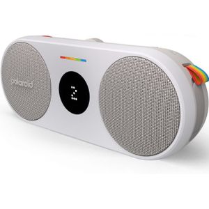 Polaroid P2 Muziekspeler (15 h, Oplaadbare batterij), Bluetooth luidspreker, Grijs