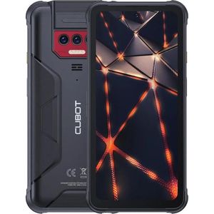 Cubot KingKong 8 (256 GB, Black, Rood, 6.53", Dubbele SIM, 4G), Smartphone, Zwart, Rood