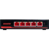 Asustor - Asw205t - Switch - 2.5GbE - 5 Poorten - Ventilatorloos - Metalen Behuizing
