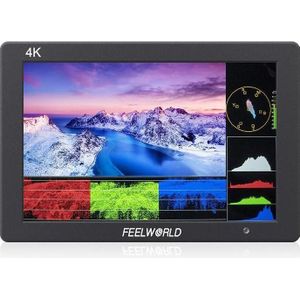 Feelworld - T7 Plus - Videomonitor - Zwart - 7 inch - WUXGA