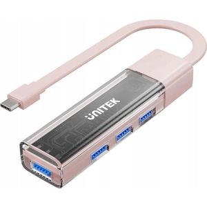 Unitek bidirectionele hub USB-C/USB-A - 4x USB-A (USB-C, 4 ports), Docking station + USB-hub