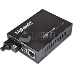 Wirewin Fast Ethernet WDM converter 100Base-LX, singlemode, 20KM mediaconverter, Netwerk accessoires