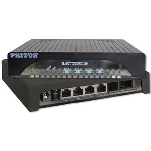Patton CopperLink 2301 1 Pair 2Wire Light Industrial Ethernet Extender 40 tot 85C (Extender), Netwerk accessoires