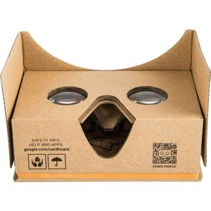 Renkforce Hoofdsteun Google 3D VR Brown Virtual Reality Bril, VR-bril, Bruin