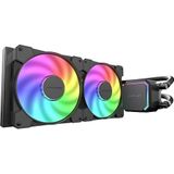 LC-Power - LC-CC-280-B-ARGB - Waterkoeling - Zwart - Aluminium - Koper