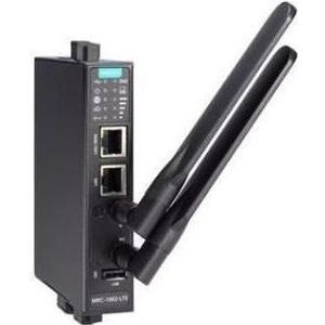 Moxa MRC-1002-LTE-EU - Remote Connect gateway met 1 LTE mobiele telefoon aansluiting, 2 Ethernet, Router