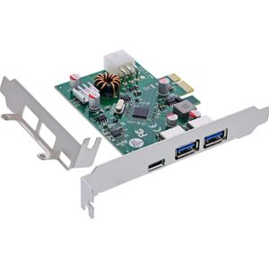 InLine 76661M interfacekaart/-adapter Intern USB 3.2 Gen 1 (3.1 Gen 1), USB Type-C