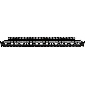 Schrack 19" patchpaneel AMPARO pro 24 keystone SFA/SFB neosazenÃ½, 1U, Server accessoires