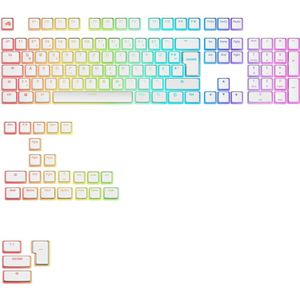 Glorious - Aura V3 - Keycaps - Wit - ISO Layout (DE) - PBT - Doubleshot