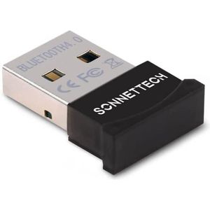 Sonnet Lange-afstand USB Bluetooth 4.0 Micro Adapter (Zender en ontvanger), Bluetooth audio-adapters, Zwart