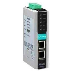 Moxa MGATE MB3270I - 2-poorts Geavanceerde Modbus Gateway met 2 kV isolatie, 0 tot 60C (2 ports), Netwerkschakelaar