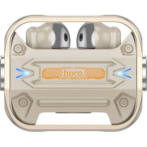 Hoco - Draadloze oordopjes (EW55) - voor gamen, Bluetooth 5.3, echt draadloos - Goud (4 h, Draadloze), Koptelefoon, Goud