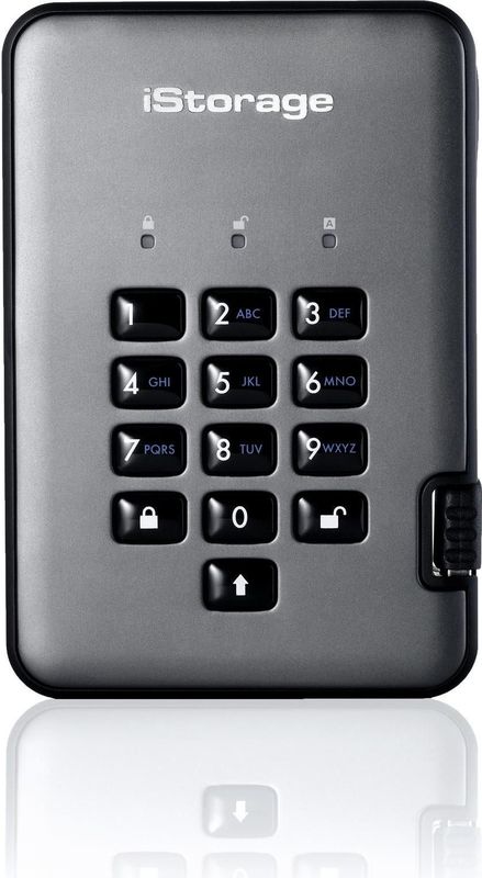 iStorage diskAshur PRO2 SSD 4 TB USB Type-A 3.2 Gen 1 (3.1 Gen 1) Zwart