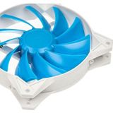Silverstone - SST-FQ122 - PC Ventilator - Blauw - Wit - 120 mm - 1 x